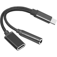 АТОМ (31042) USB Type-C-3,5 Jack/USB Type-C, черный АТОМ (31042) USB Type-C-3,5 Jack/USB Type-C, черный