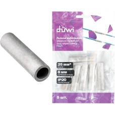 DUWI (26785 0) Гильза медная, луженая, ГМЛ 25-8, 25мм², под опрессовку, 5шт DUWI (26785 0) Гильза медная, луженая, ГМЛ 25-8, 25мм², под опрессовку, 5шт