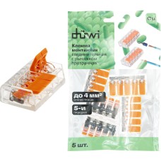 DUWI (26615 0) Клемма рычажковая, СМК 223-415, 0,5-4мм² DUWI (26615 0) Клемма рычажковая, СМК 223-415, 0,5-4мм²