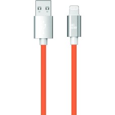 AKSBERRY (6900344960012) X165 USB-A - Lightning 2.4 A 18W PD 1 м, оранжевый AKSBERRY (6900344960012) X165 USB-A - Lightning 2.4 A 18W PD 1 м, оранжевый