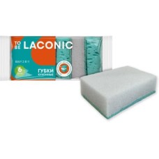 TO BE LACONIC Губки для посуды 2 в1 6 шт 77302