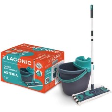 TO BE LACONIC Набор для уборки Астерия (ведро с отжимом+швабра) 77706 TO BE LACONIC Набор для уборки Астерия (ведро с отжимом+швабра) 77706