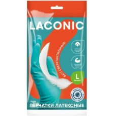 LACONIC Перчатки резиновые антибактериальные (L) 77904