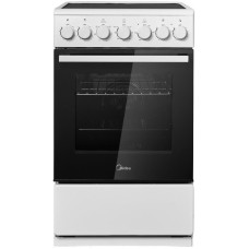 MIDEA MFO-M4E20T6E(WH) белый/черный стеклокерамика (без крышки)