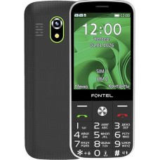 FONTEL Мобильный телефон FP340 цвет черный