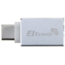 ELTRONIC (1-49) Type-C to USB-A 3.0 (серебро/белый)