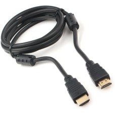 CABLEXPERT (19443) CCF2-HDMI4-6, 19M/19M, v2.0, медь, двойной экран, позол.контакты, 2 фер.кольца, 1.8м, черный, пакет CABLEXPERT (19443) CCF2-HDMI4-6, 19M/19M, v2.0, медь, двойной экран, позол.контакты, 2 фер.кольца, 1.8м, черный, пакет