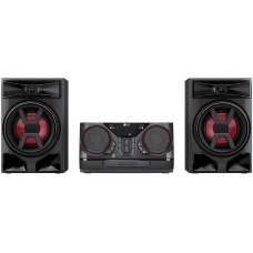 LG Музыкальный центр CK43N, 300Вт, Bluetooth, FM, USB, черный