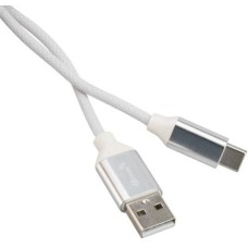 ELTRONIC USB кабель для USB Type-C 1.0м ( 1-25) 3A/60W TPE оплетка (белый) в пакете ELTRONIC USB кабель для USB Type-C 1.0м ( 1-25) 3A/60W TPE оплетка (белый) в пакете