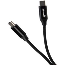 ELTRONIC Кабель Type-C to Type-C 1.0м ( 1-30) 3.0A/60W TPE оплетка (черный) в пакете ELTRONIC Кабель Type-C to Type-C 1.0м ( 1-30) 3.0A/60W TPE оплетка (черный) в пакете