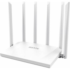 NETIS Wi-Fi роутер NC63, Wi-Fi 5, AC1200, 2.4/5ГГц, 3 LAN, белый NETIS Wi-Fi роутер NC63, Wi-Fi 5, AC1200, 2.4/5ГГц, 3 LAN, белый