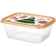 HOMVER для продуктов прямоугольный 0,5л с декором HOMVER для продуктов прямоугольный 0,5л с декором