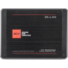 ACV Усилитель DX-4.100 V4 4*100Вт/4-3-2 канал/4-2 Ом/HPF/LPF/BP/BassBoost/High Input/D class ACV Усилитель DX-4.100 V4 4*100Вт/4-3-2 канал/4-2 Ом/HPF/LPF/BP/BassBoost/High Input/D class