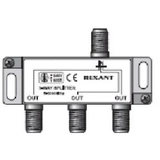 REXANT (05-6002) делитель сигнала на 3 ТВ (10) REXANT (05-6002) делитель сигнала на 3 ТВ (10)