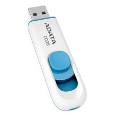 Память USB флеш A-DATA 16GB C008 бело-синяя