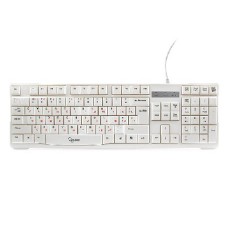 Клавиатура GEMBIRD (11090) KB-8320U-BL белый USB