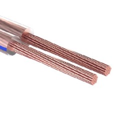 Акустический кабель REXANT (01-6202-3) 2х0.35мм 100м прозрачный BLUELINE