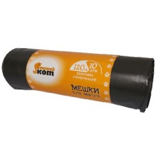 РЫЖИЙ КОТ мешки для мусора 120л 10шт/рул. особо прочные (20) (310310) РЫЖИЙ КОТ мешки для мусора 120л 10шт/рул. особо прочные (20) (310310)