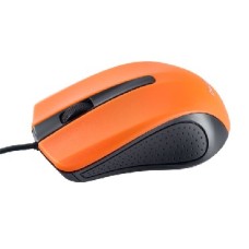 Мышь проводная PERFEO PF-353-WOP-OR 3кн USB черно-оранжевый