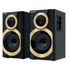 Акустика 2.0 SVEN SPS-619 черный/золото
